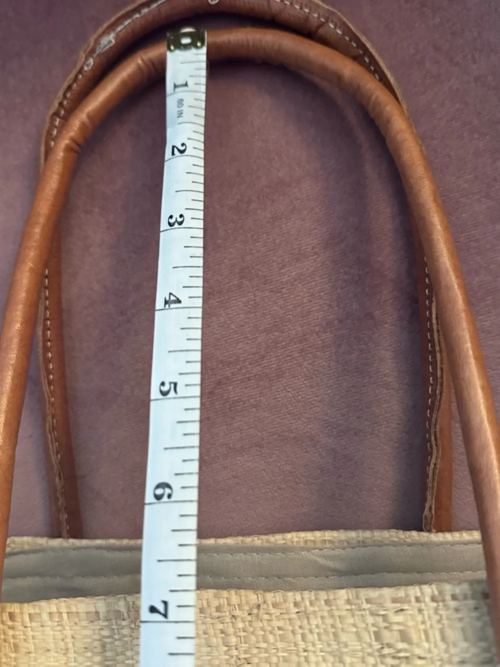 100% Raffia handbag/tote. A summer must have! - Picture 6 of 8